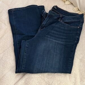 1822 Denim Women's Straight Leg Jeans - Dark Blue